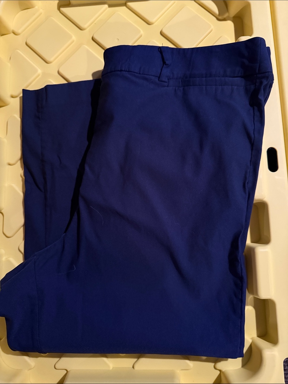 Lane Bryant Dark Blue Cropped Ankle Pants